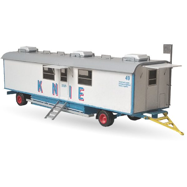 Circus Knie Bürowagen Nr. 49  - Bausatz 1:87 Circus Knie Bürowagen Nr. 49  - Bausatz 1:87