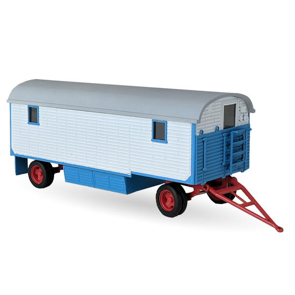 DDR Staatszirkus 2-Abteil Wohnwagen 7m - Bausatz 1:87 DDR Staatszirkus 2-Abteil Wohnwagen 7m - Bausatz 1:87